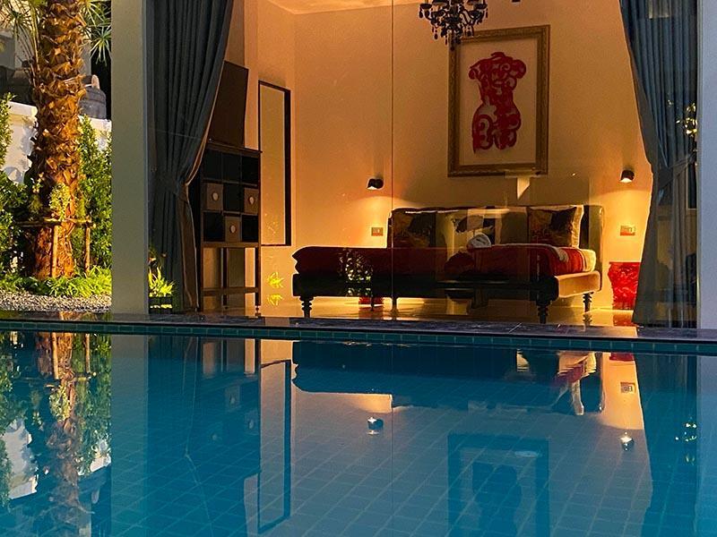 ห้องวิวสระว่ายน้ำ ใน กรีนเนอรี่พรีเมียร์ เอ